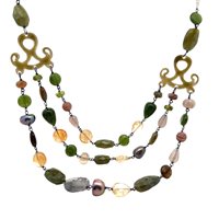 Collier Rosso Prezioso Femme in Résine Pietre dure GM-0660 - GM-0660